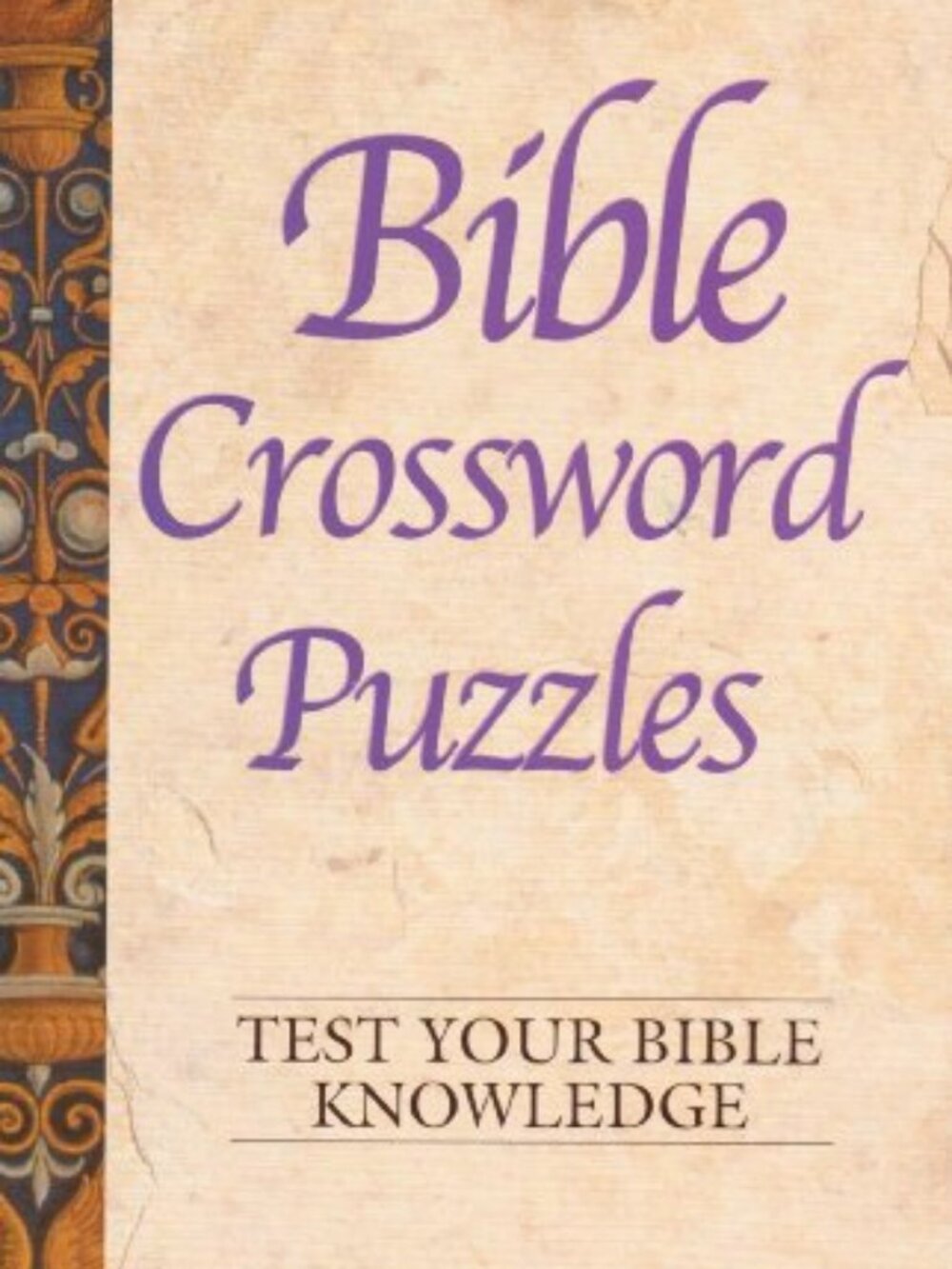 Bible Crossword Puzzles Test Your Bible Knowledge Paperback 3 Activity Books